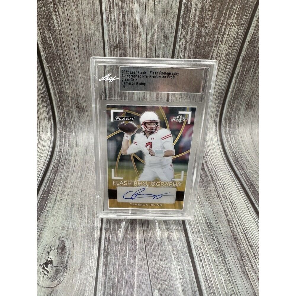 2022 Leaf Flash Flash Photography Preproduction Clear Gold Cameron Rising 1/1